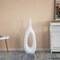 Frosted Fiberglass Tall Floor Vase - Decorative Vase for Modern Home Decor, Perfect for Living Room, Home Office, Bedroom, Kitchen, Coffee Bar, Farmhouse Decor, and Wedding Centerpieces